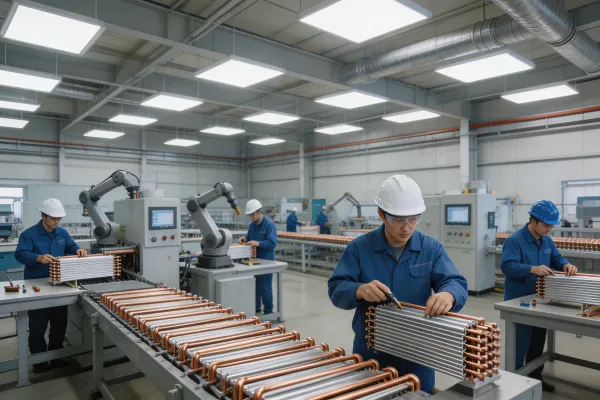 Bohn manufacturing facility producing evaporator coils