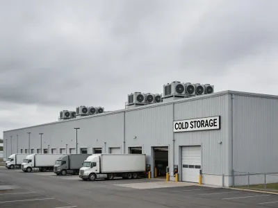 Industrial cold storage facility