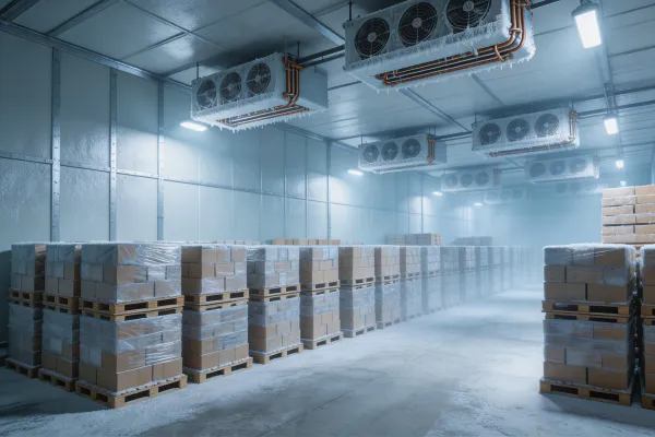 Large-scale industrial cold storage warehouse